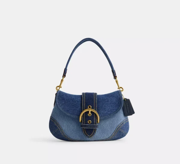 Coach Soho Flap Bag In Repurposed Denim