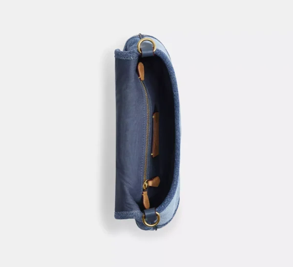 Coach Soho Flap Bag In Repurposed Denim