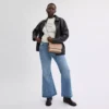 Coach Klare Crossbody Bag In Signature Canvas Sand Taube