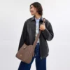 Coach Hadley Convertible Crossbody Bag Dark Stone