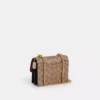 Coach Mini Klare Crossbody Bag In Signature Canvas Tan Black