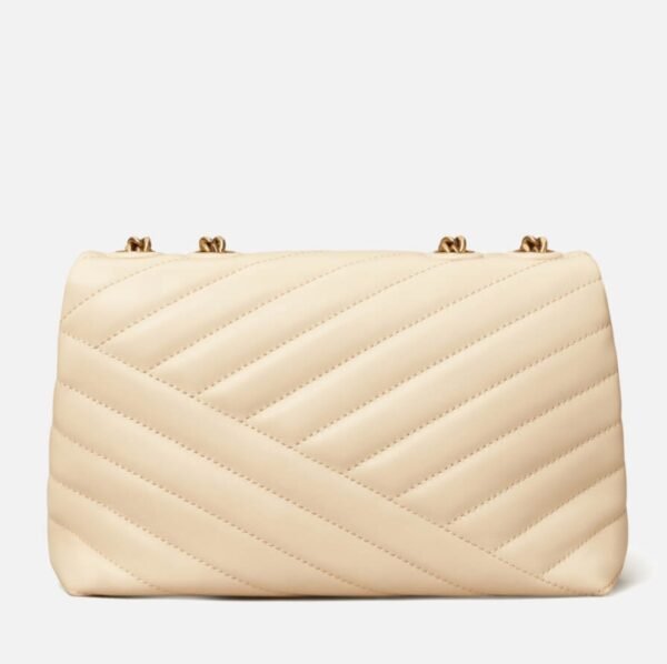 Tory Burch Small Kira Chevron Convertible Shoulder Bag New Cream