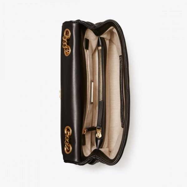 img_2446 Tory Burch Small Kira Chevron Convertible Shoulder Bag Black