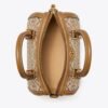 img_2528 Tory Burch Mini T Monogram duffle bag Hazelnut