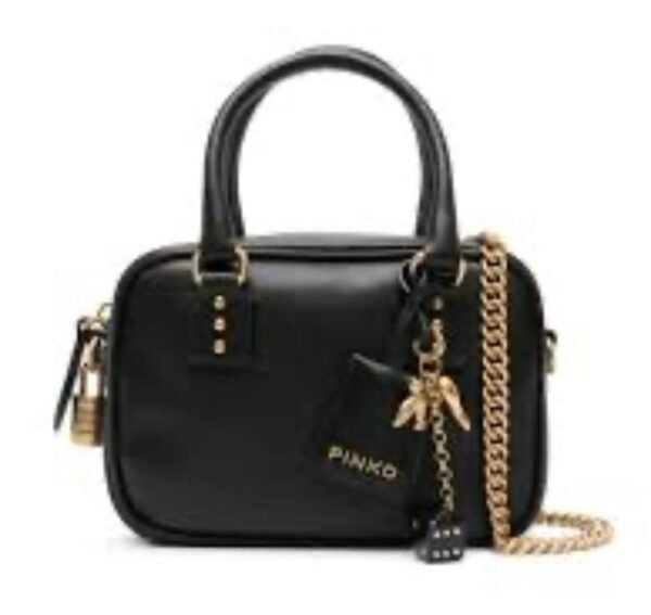 Pinko Mini Bowling Bag Black