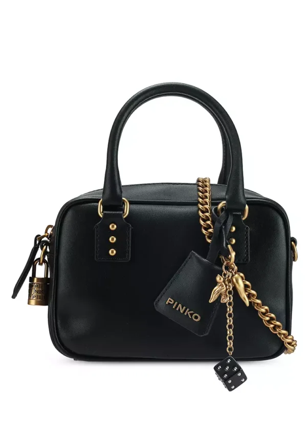 Pinko Mini Bowling Bag Black