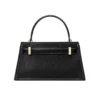 Tory Burch Lee Radziwill Petite Leather Top Handle Bag Black