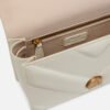 Pinko Love Bag mini chevron-quilted nappa leather crossbody bag White