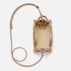 The MARC JACOBS Leather Mini Crossbody Tote Bag camel
