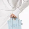 The MARC JACOBS Leather Mini Crossbody Tote Bag Sky blue