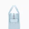 The MARC JACOBS Leather Mini Crossbody Tote Bag Sky blue