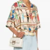 Pinko Love Bag mini chevron-quilted nappa leather crossbody bag White