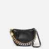 Stella McCartney Frayme Small Shoulder Bag Black