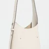 Tory Burch Small Romy Hobo Bag Light Cream