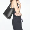 Tory Burch Small Romy Hobo Bag Black