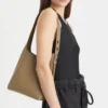Tory Burch Small Romy Hobo Bag Wild Mushroom