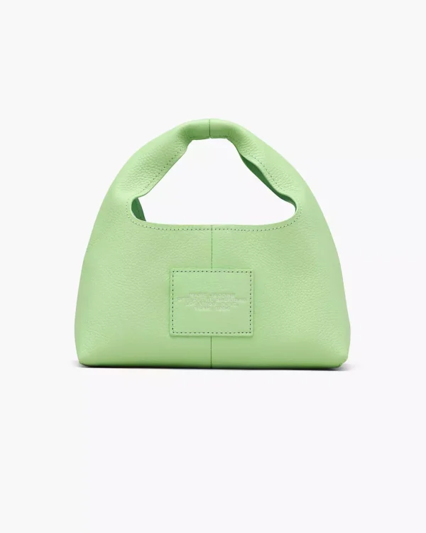 MJI_2F3HSH020H01_398_F8F8F8_4-5_ALT2 The Marc Jacobs Mini Sack Bag peppermint