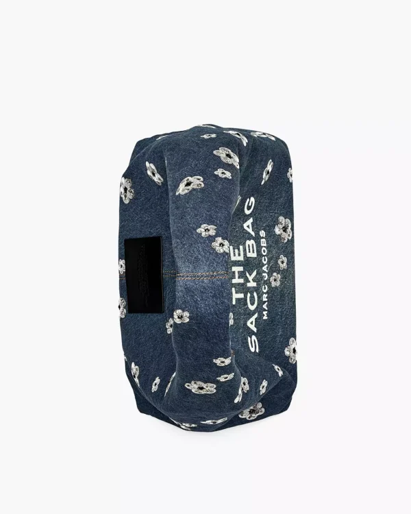 MJI_2S5HSH012H03_488_F8F8F8_4-5_ALT6 The Marc Jacobs Sequin Daisy Denim Sack Bag