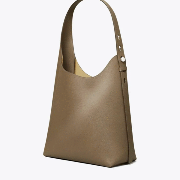 Tory Burch Romy Hobo Bag Wild Mushroom