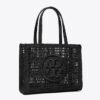 Tory Burch Ella Hand-Crocheted Small Tote Black