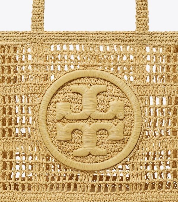 TB_158040_254_C Tory Burch Ella Hand-Crocheted Small Tote Natural