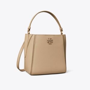 Tory Burch McGraw Small Bucket Bag Fresh Clay