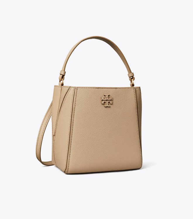 Tory Burch McGraw Small Bucket Bag Fresh Clay