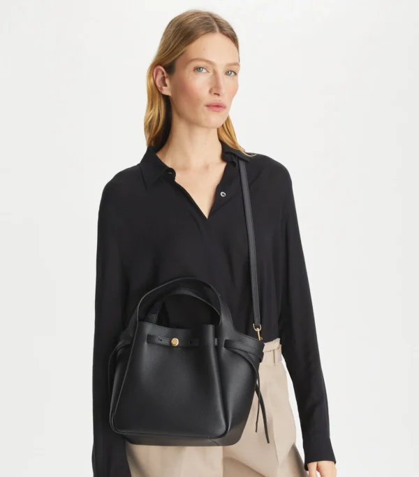 Tory Burch Small Romy Tote Black