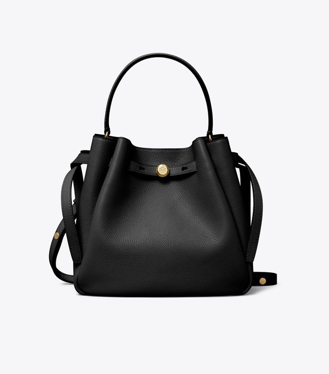 Tory Burch Romy Bucket Bag Black