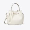 Tory Burch Romy Bucket Bag Light Cream