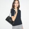 Tory Burch Kira Turnlock Shoulder Bag Black