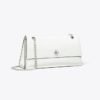 Tory Burch Kira Turnlock Shoulder Bag White