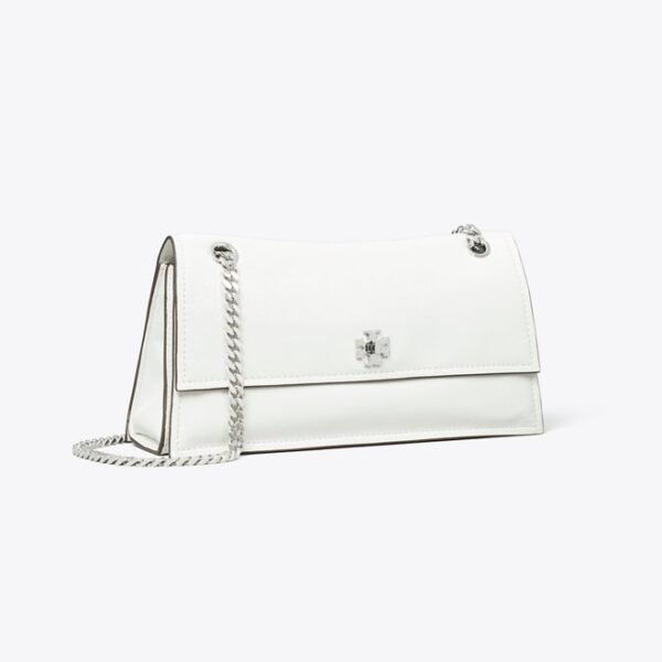 Tory Burch Kira Turnlock Shoulder Bag White