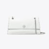 Tory Burch Kira Turnlock Shoulder Bag White