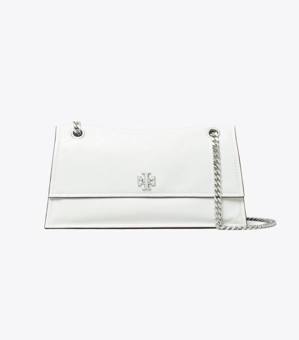 Tory Burch Kira Turnlock Shoulder Bag White