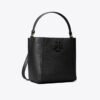 Tory Burch McGraw Small Bucket Bag Black