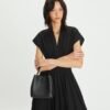 Tory Burch McGraw Small Bucket Bag Black