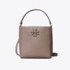 TB_74956_963_A Tory Burch McGraw Small Bucket Bag Silver Maple
