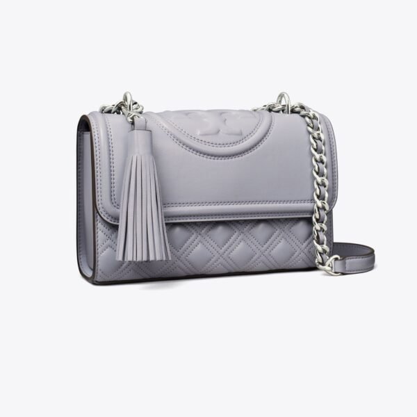 Tory Burch Fleming Small Convertible Shoulder Bag Cloud Blue
