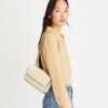 Tory Burch Fleming Small Convertible Shoulder Bag New Cream