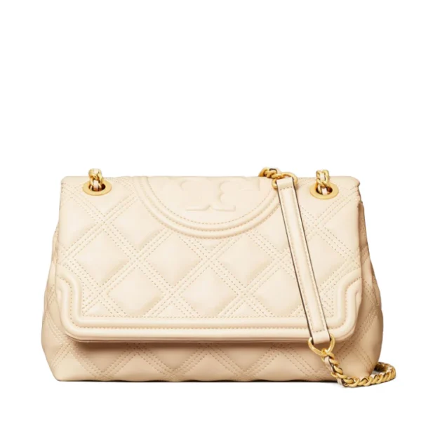 TORY BURCH FLEMING SOFT CONVERTIBLE SHOULDER BAG New Cream