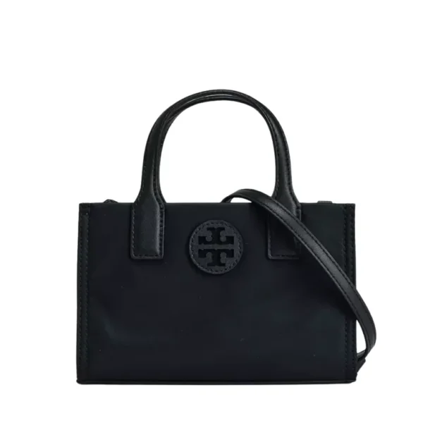 Tory Burch Ella Nylon Mini Tote Black