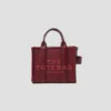 The MARC JACOBS Leather Mini Crossbody Tote Bag cherry