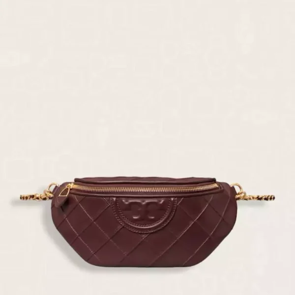 Tory Burch Fleming Soft Convertible Belt Bag Wine