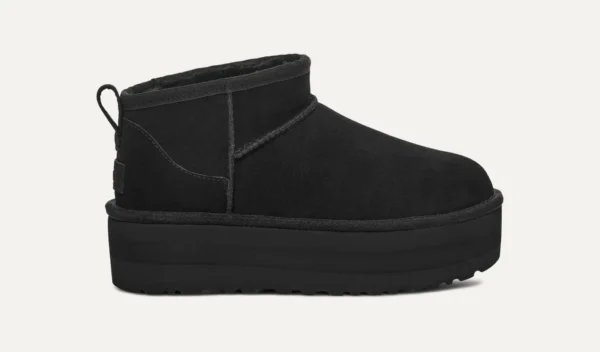 1135092-BLK_1 UGG Women’s Classic Ultra Mini Platform Boot Black