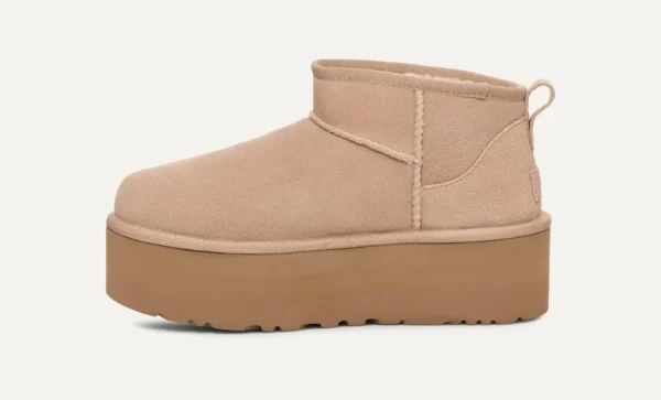1135092-SAN_3 UGG Women’s Classic Ultra Mini Platform Boot Sand