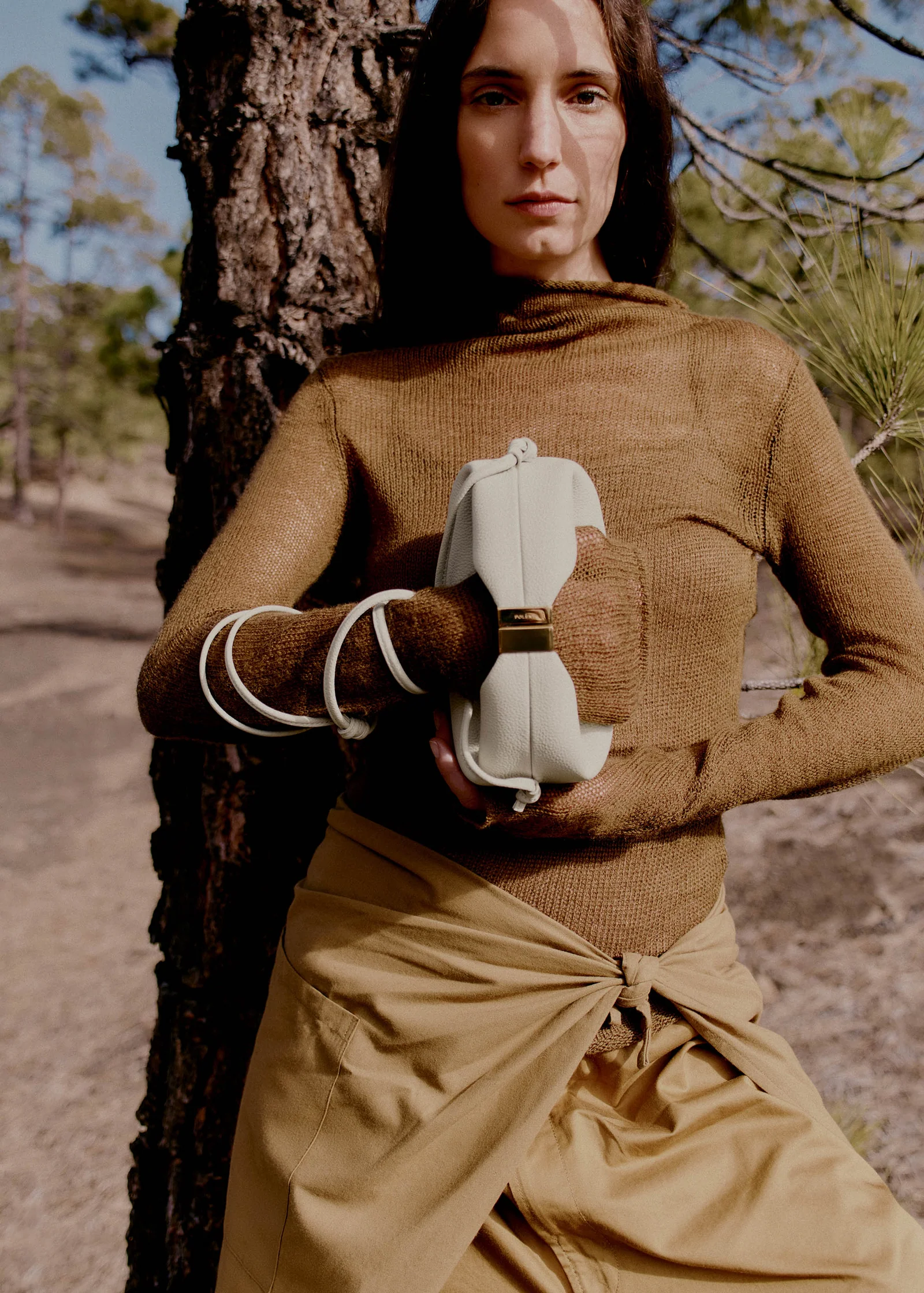 Polène Béri Edition Textured Chalk