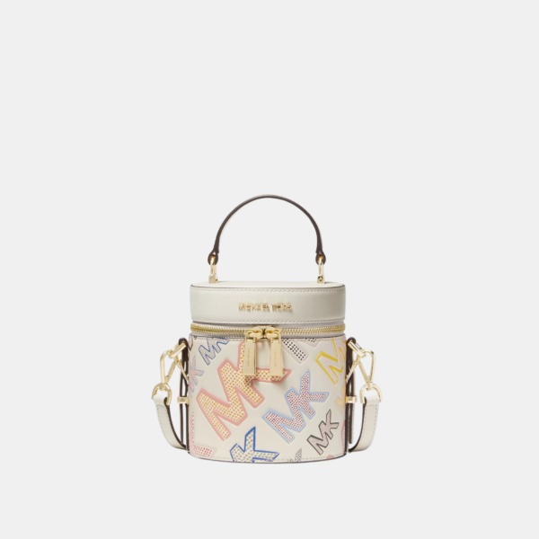 Michael Kors Bedford Travel Medium Satchel Bag in Soft Pink