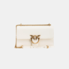 Pinko Classic Love Bag One Simply WHITE WHITE-ANTIQUE GOLD