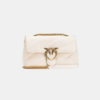 Pinko Classic Love Bag Puff Maxi Quilt WHITE WHITE-ANTIQUE GOLD